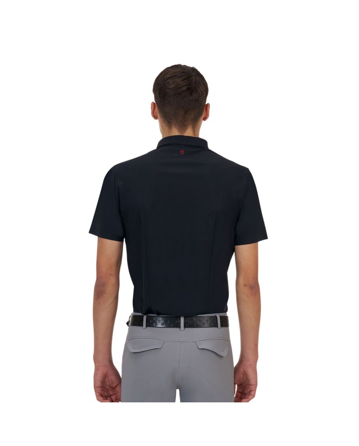 MEN S TRAINING RIDERTECHNOLOGY POLO SHIRT SS WITH ZIP