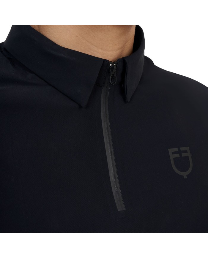 MEN S TRAINING RIDERTECHNOLOGY POLO SHIRT SS WITH ZIP