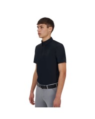 MEN S TRAINING RIDERTECHNOLOGY POLO SHIRT SS WITH ZIP