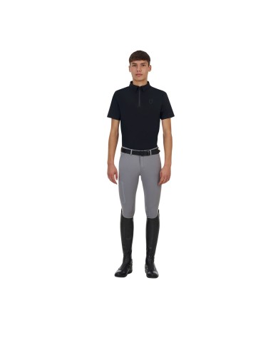 MEN S TRAINING RIDERTECHNOLOGY POLO SHIRT SS WITH ZIP