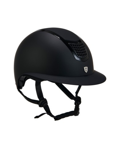 CASCO EQUESTRO MODELLO ECLIPSE PLAIN MAT WIDE VISOR (3 PADDING) new om.