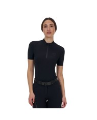 WOMEN S TRAINING RIDERTECHNOLOGY POLO SHIRT SS WITH ZIP