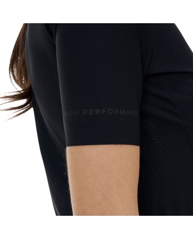 WOMEN S TRAINING RIDERTECHNOLOGY POLO SHIRT SS WITH ZIP