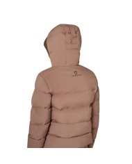 WOMEN S QUILTED WOOL DOWN JACKET