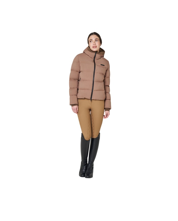 WOMEN S QUILTED WOOL DOWN JACKET
