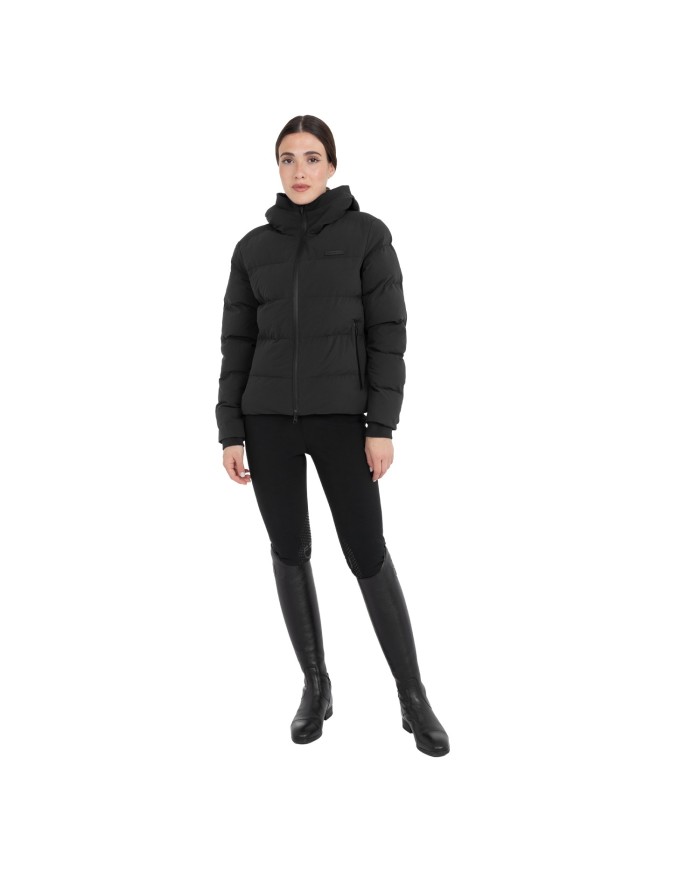 WOMEN S QUILTED WOOL DOWN JACKET
