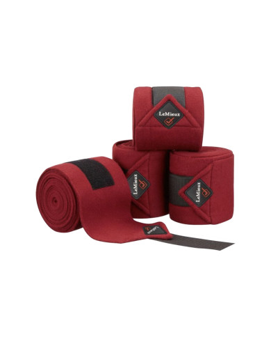 FASCE LEMIEUX POLO BURGUNDY SET DA 3 FASCE LEMIEUX POLO BURGUNDY SET DA 3