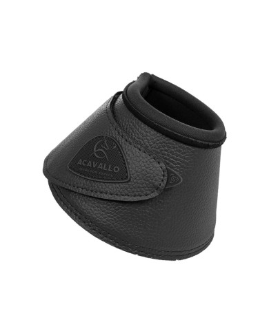 ACAVALLO BELL BOOTS IN PU LEATHER W FASTENING