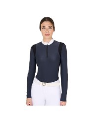 WOMAN JERSEY COMPETITION LS ZIP SHIRT