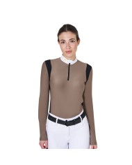 WOMAN JERSEY COMPETITION LS ZIP SHIRT