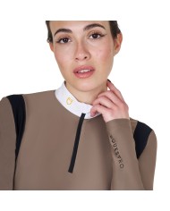 WOMAN JERSEY COMPETITION LS ZIP SHIRT