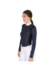 WOMAN JERSEY COMPETITION LS ZIP SHIRT