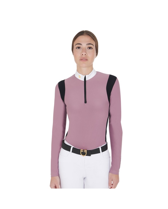 WOMAN JERSEY COMPETITION LS ZIP SHIRT