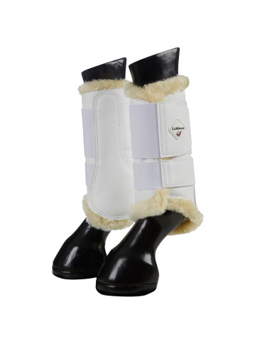 FLEECE LINED BRUSHING BOOTS WHITE FLEECE LINED BRUSHING BOOTS WHITE