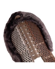 WITHERS FREE PIUMA AERO BALANCE FLAT GEL PAD CUT OUT WITH SHEEPSKIN