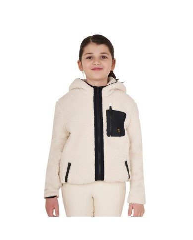 JUNIOR TEDDY FULL ZIP JACKET WITH HOOD