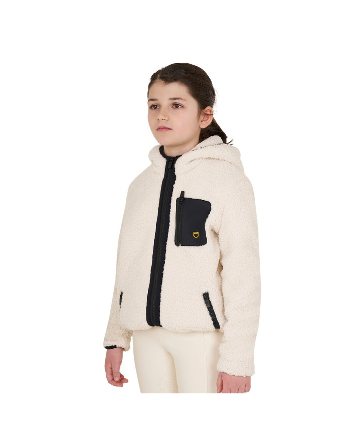 JUNIOR TEDDY FULL ZIP JACKET WITH HOOD