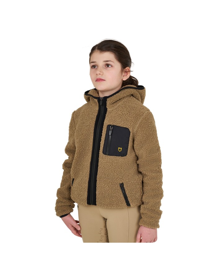 JUNIOR TEDDY FULL ZIP JACKET WITH HOOD