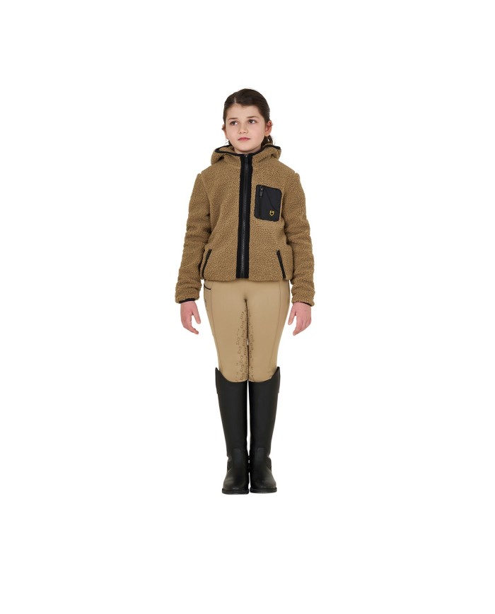 JUNIOR TEDDY FULL ZIP JACKET WITH HOOD