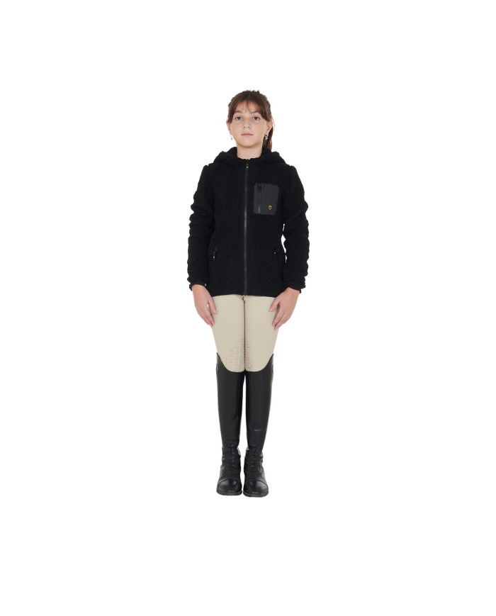 JUNIOR TEDDY FULL ZIP JACKET WITH HOOD