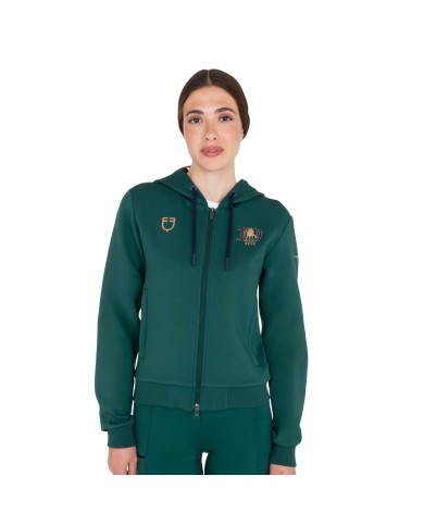 WOMEN S BASIC HOODIE EQUESTROxFISE CENTENARY