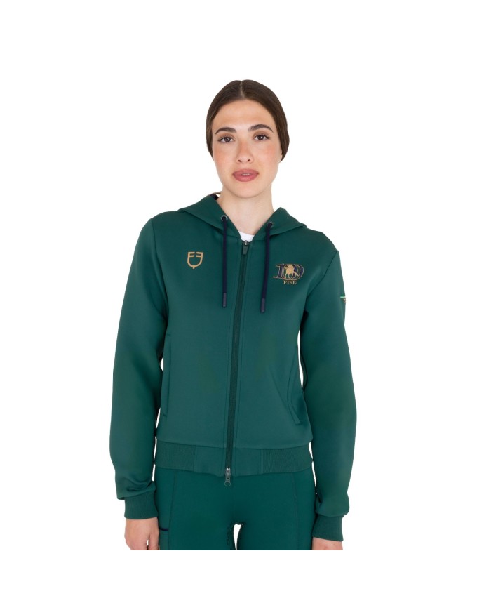 WOMEN S BASIC HOODIE EQUESTROxFISE CENTENARY