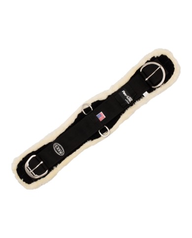 AIRFLOW COMFORT WESTERN GIRTH WITH SYNTHETIC WOOL