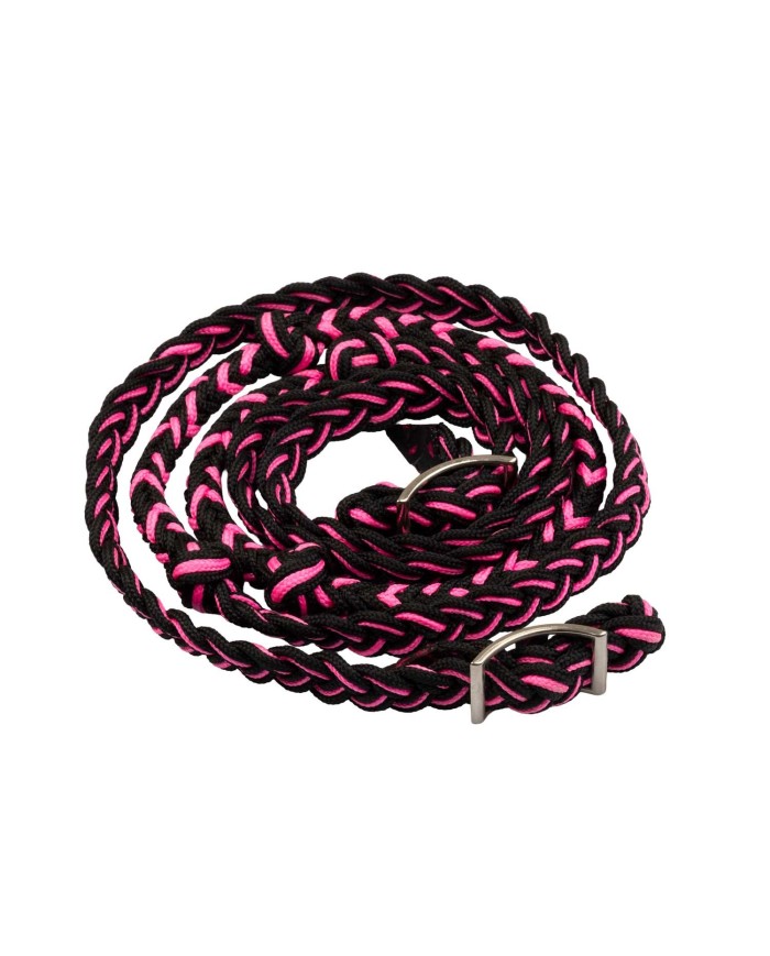 BRAIDED NYLON BARREL RACING REIN