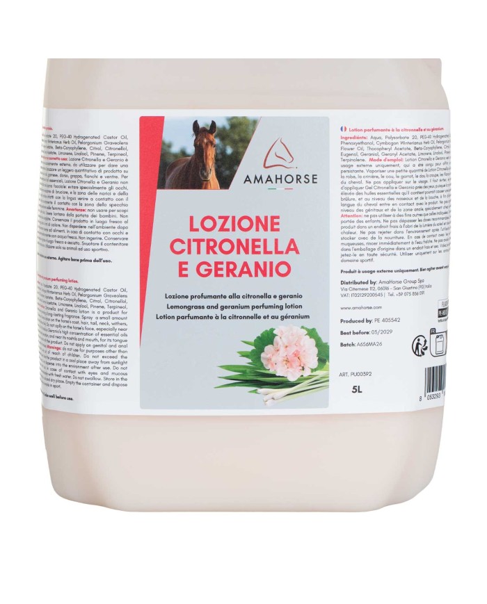 LOZIONE CITRONELLA E GERANIO (5 LT)
