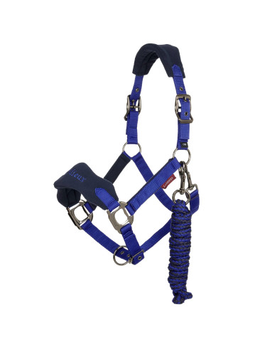 VOGUE HEADCOLLAR & LEADROPE ROYAL BLUE VOGUE HEADCOLLAR & LEADROPE ROYAL BLUE