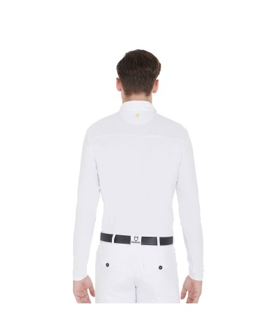 MAN COMPETITION JERSEY LS BUTTONS POLO