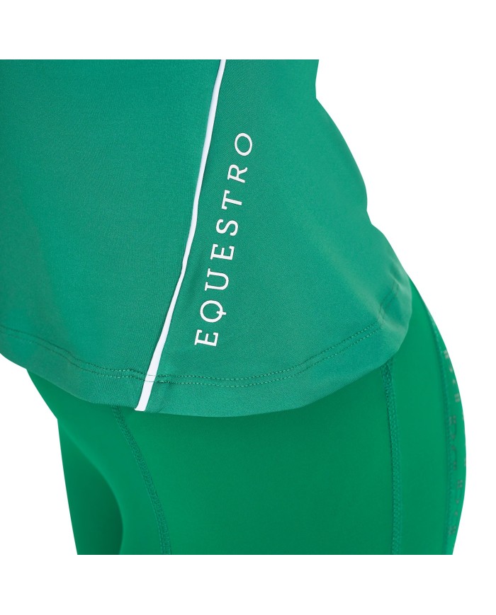 WOMAN TECHNICAL TRAINING POLO SS ZIP
