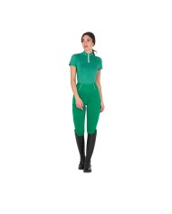 WOMAN TECHNICAL TRAINING POLO SS ZIP