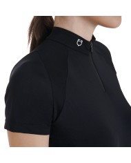 WOMAN TECHNICAL TRAINING POLO SS ZIP