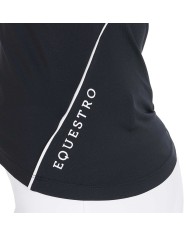 WOMAN TECHNICAL TRAINING POLO SS ZIP