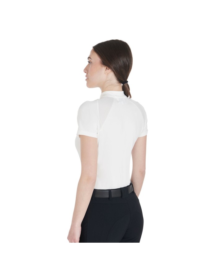 WOMAN TECHNICAL TRAINING POLO SS ZIP