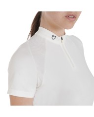 WOMAN TECHNICAL TRAINING POLO SS ZIP