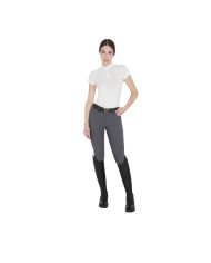 WOMAN TECHNICAL TRAINING POLO SS ZIP