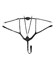 ANATOMICAL LEATHER 5 POINT ATTACHMENT BREASTPLATE