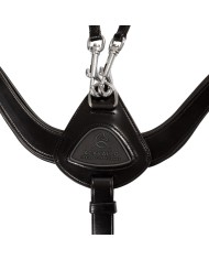 ANATOMICAL LEATHER 5 POINT ATTACHMENT BREASTPLATE