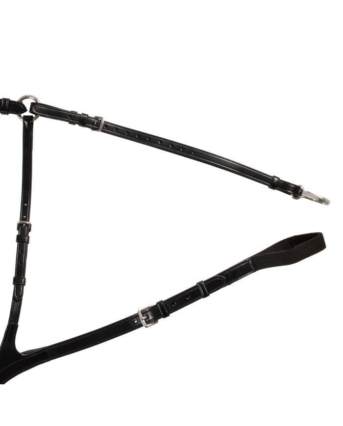 ANATOMICAL LEATHER 5 POINT ATTACHMENT BREASTPLATE