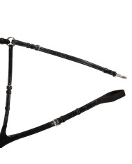 ANATOMICAL LEATHER 5 POINT ATTACHMENT BREASTPLATE