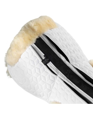 CUBE SHEEPSKIN PAD WITH POCKET