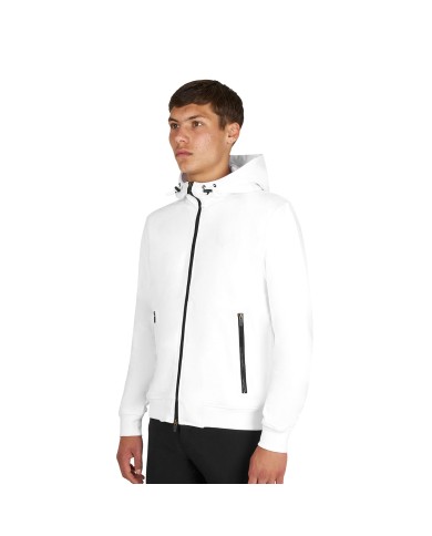 MEN S SHINY TRASPARENT LOGO HOODIE