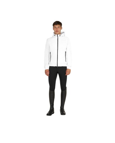 MEN S SHINY TRASPARENT LOGO HOODIE