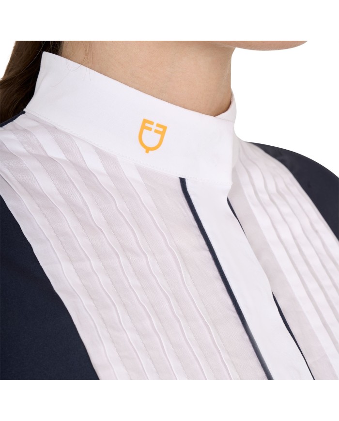 WOMAN COMPETITION LS BUTTONS SHIRT 1/2 COTTON