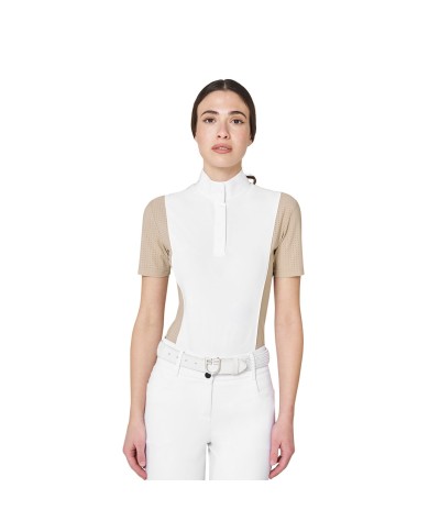 WOMEN S HUNTER COMPETITITION POLO SHIRT SS BUTTONS