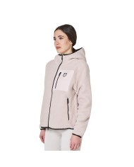 WOMEN S PATCH POCKET TEDDY FULL ZIP JACKET W/HOOD