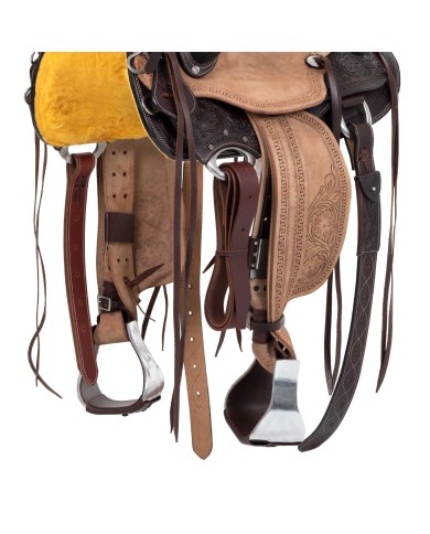 WESTERN WADE RACH FLOWER TOOLING REVERSE SADDLE