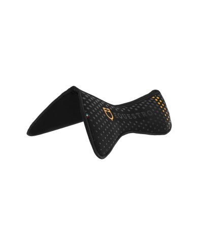 COMPENSA. EQ. IN M.FOAM CON GRIP, TESSUTO TRAFORATO SUL GAR. LOGO GIALLO